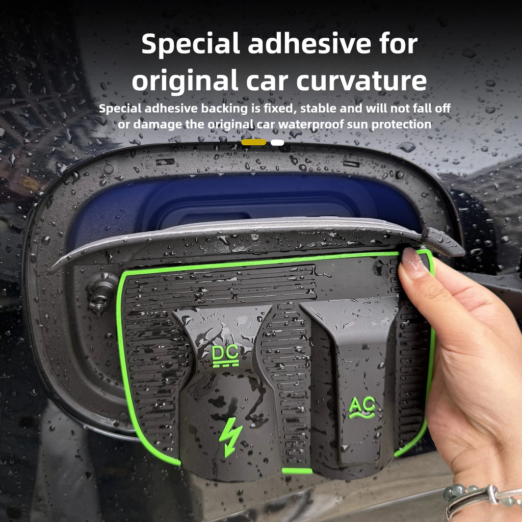 1 Pcs Car Charging Port Cover Rainproof Waterproof Protective Cover Silicone New Energy Car Accessories for Changan NEVO Q07 — view 1