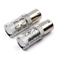 2Pcs 50W CREE Chips 1156 1157 3156 3157 9005 9006 SMD COB led bulb 12V 6500K Led Fog Lights Bulbs Brake Rear Light — view 1