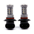 2Pcs 80W CREE Chips 1156 1157 3156 3157 7440 7443 9005 9006 SMD COB led bulb 12V 6500K Led Fog Lights Bulbs Brake Rear Light — view 1