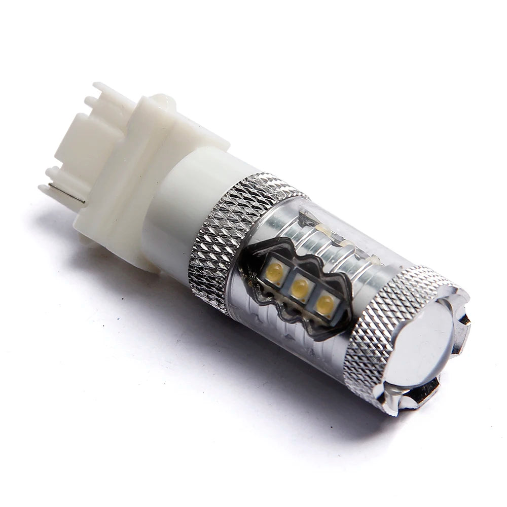 2Pcs 80W CREE Chips 1156 1157 3156 3157 7440 7443 9005 9006 SMD COB led bulb 12V 6500K Led Fog Lights Bulbs Brake Rear Light — view 5