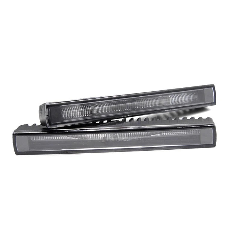 2Pcs Automotive LED Daytime Running Light Universal Light Guide Driving Lights Modified High-brightness High-power Daylights — view 1