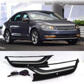 2Pcs Car Led Daytime Running Light Front Fog Lamp Yellow Dynamic Turn Signal For Volkswagen Passat 2011 2012 2013 2014 2015 — view 1
