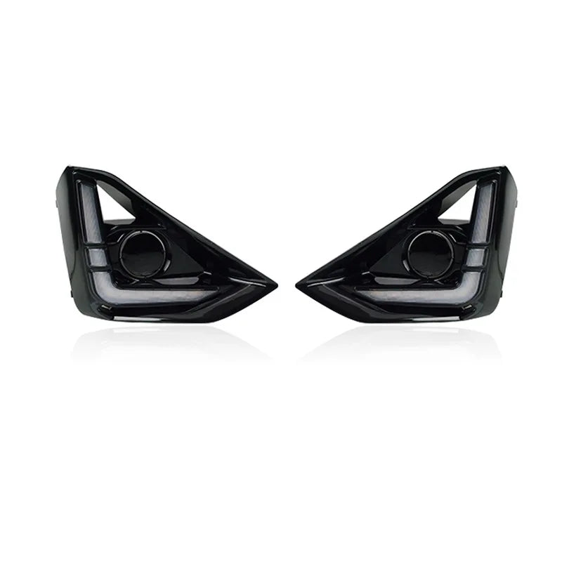 2PCS Car Led Daytime Running Lights For Isuzu D-max DMAX 2024 2025 DRL Dynamic Turn Signals 12V Day Lights Front Fog Lamp — view 5