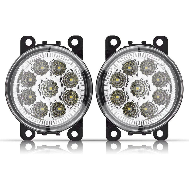 2PCS Car Styling 9-Pieces LED Fog Lamp H11 Front Fog Lights DRL for Aixam A 721 741 751 City Sports Scouty Crossline GTO — view 1