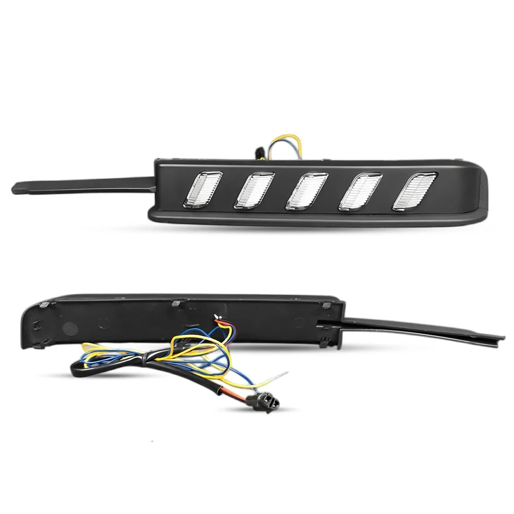 2Pcs /Set LED DRL Car Daytime Running Light Lamp For Toyota MARK X 2004 2005 2006 2007 2008 2009 Front Bumper Day Lights — view 3
