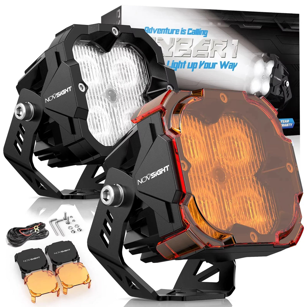 3-inch Cyber Series Off-road Spotlights/ Floodlight Strong Light Long-range Driving Work Lights for Jeep Wrangler for Tank 300 — view 1