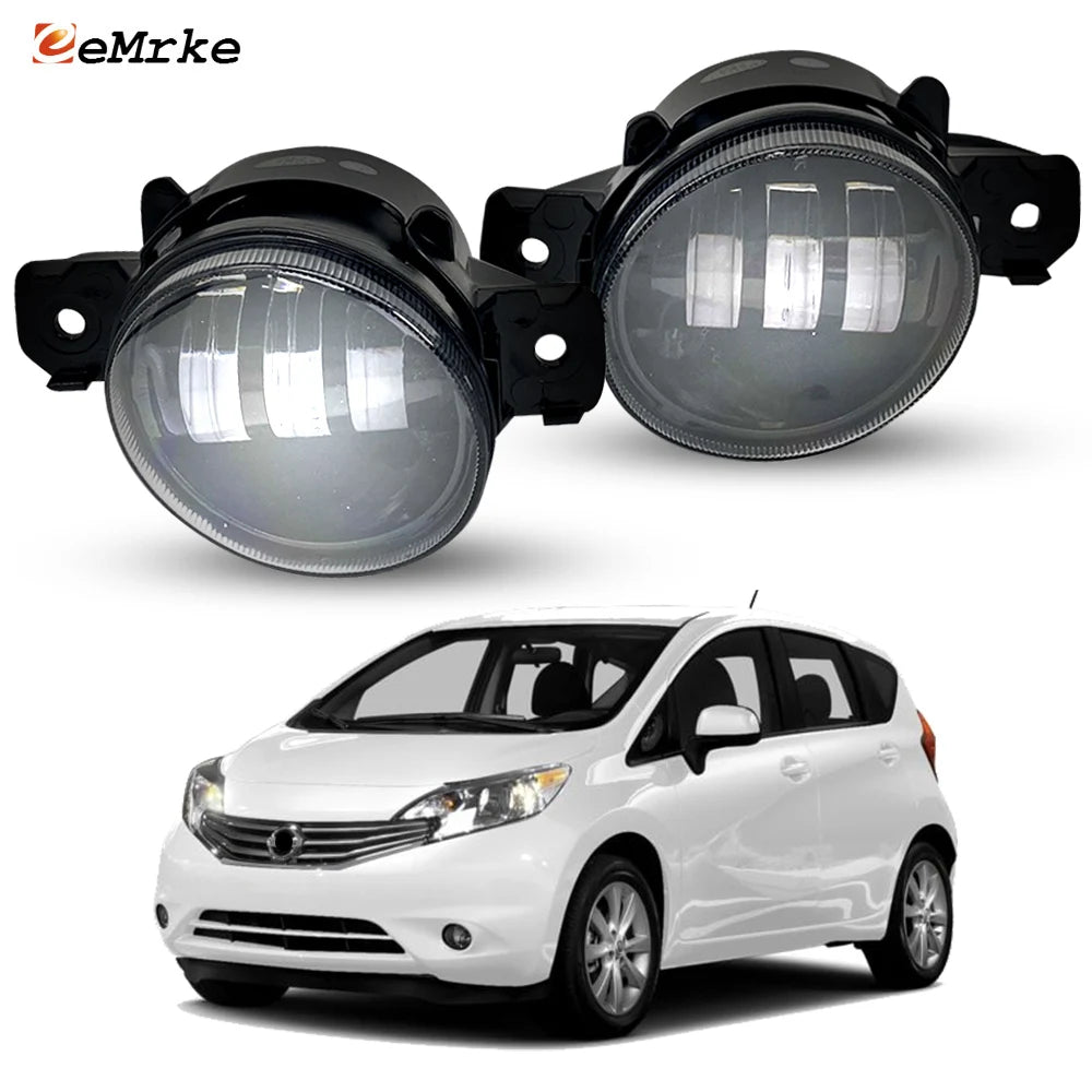 30W Led Fog Lights for Nissan Note / Versa Note E12 2013-2016 with Lens 12V DRL H11 PTF Car Fog Lamp Daytime Running Light — view 1