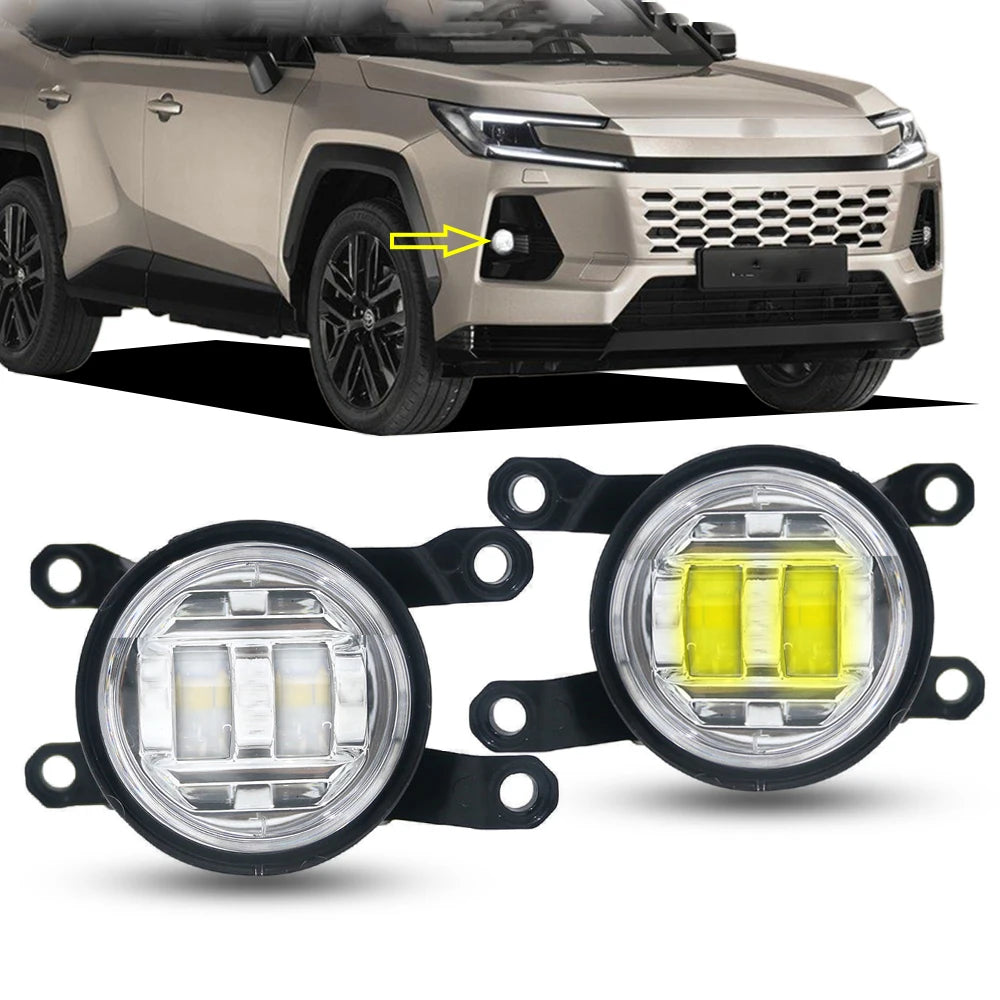 30W Led Fog Lights Replace Factory For Toyota RAV4 RAV 4 MK V 2026 2027 Daytime Running Light Driving Front Car Foglamp — view 1