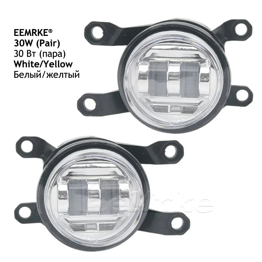 30W Led Fog Lights Replace For Lexus RX AL30 RX350 RX450+ RX500h F Sport 2023 2024 2025 Daytime Running Light Fog Driving Lamp — view 2
