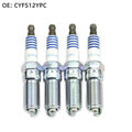 4-6pcs High Quality IRIDIUM SPARK PLUG OE# LR025605 ILTR6G8G CYFS12YPC For Land Rover ITV22 Discovery Sport LR2 Range Rover — view 1