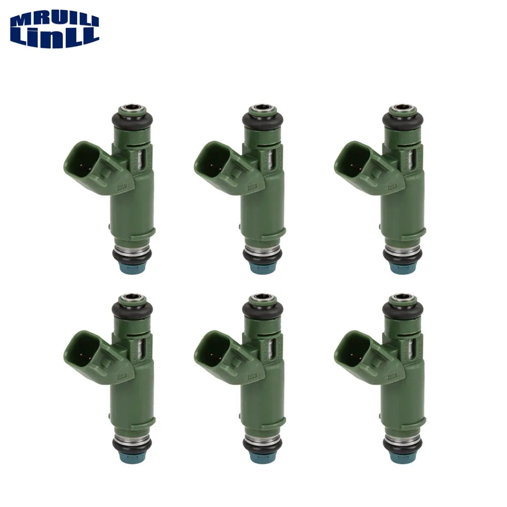 4/6pcs NEW Fuel Injector Nozzle 852-12234 195500-4011 1X4Z9F593AB For Jaguar X-Type 2.5L 3.0L V6 2001-2008 — view 1