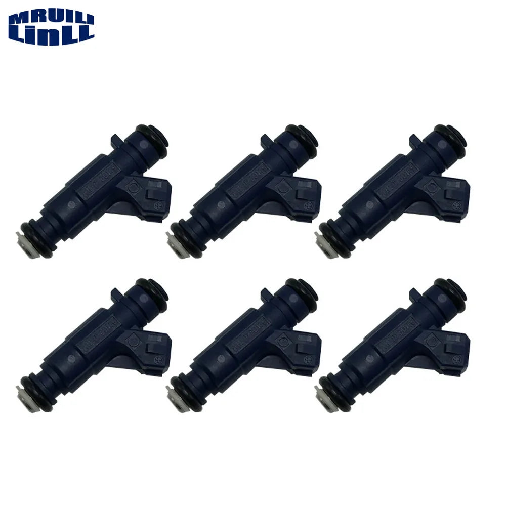 4/6pcs NEW Fuel Injector Nozzle OE# 0280156014 A1120780149 For Mercedes-Benz SLK320 W210 E320 E280 2.8L 3.2L V6 95-04 — view 1