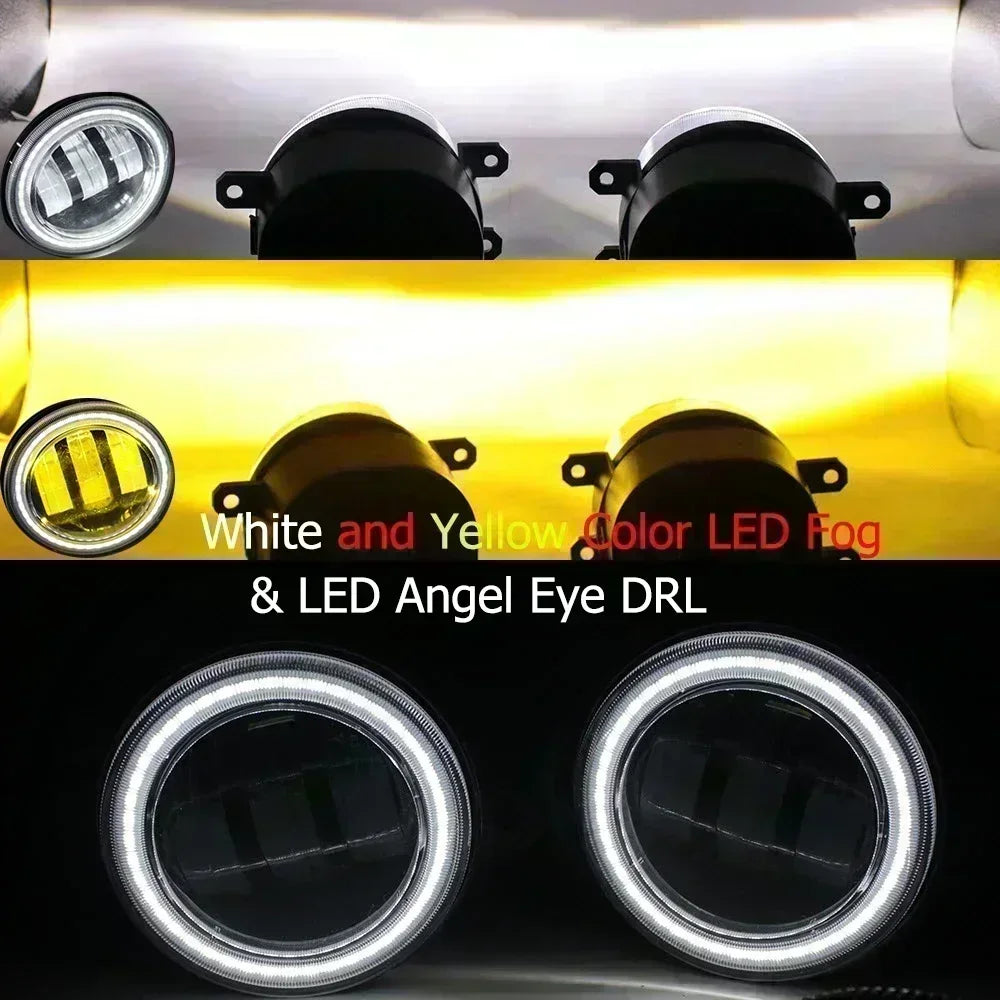 40W Led Fog Lights DRL Angel Eyes Lamp For Fiat Ducato E-ducato 2015-2026/ Vauxhall Opel Movano 2024 2025 2026 Iveco eSuperJolly — view 6