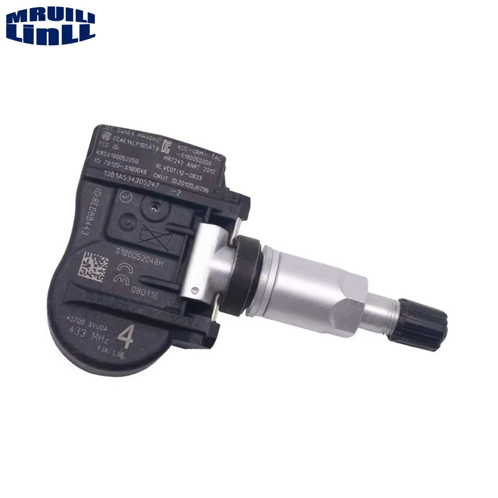 4pcs 40700-3VU0A NEW Tire Pressure Sensor OE 433Mhz For Renault ESPACE V KOLEOS for Nissan QASHQAI TIIDA — view 2