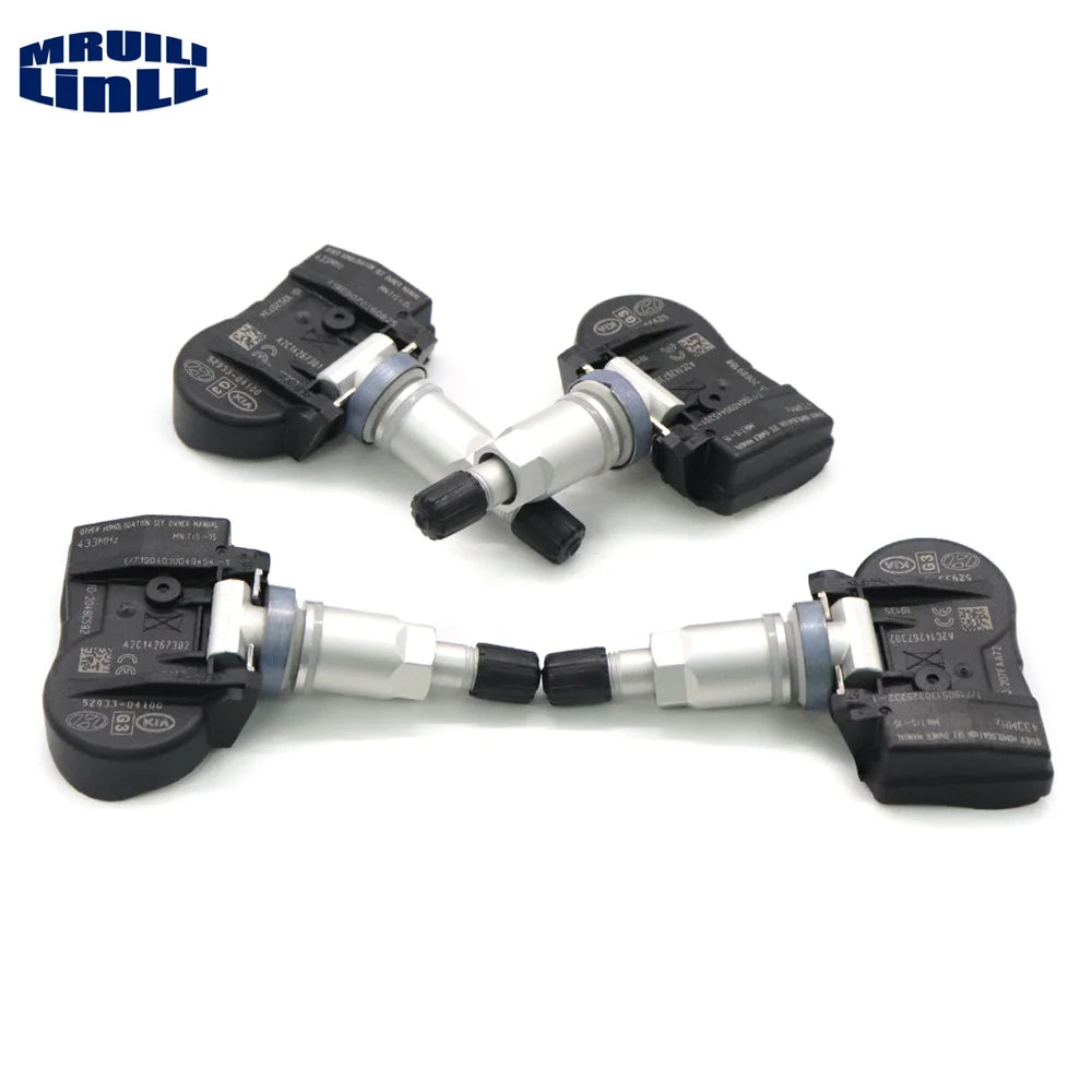 4pcs NEW Tire Pressure Sensor OE# 52933-D4100 52933-D9100 For Hyundai Elantra Genesis Ioniq Santa Kona Kia Soul Sorento Optima — view 2