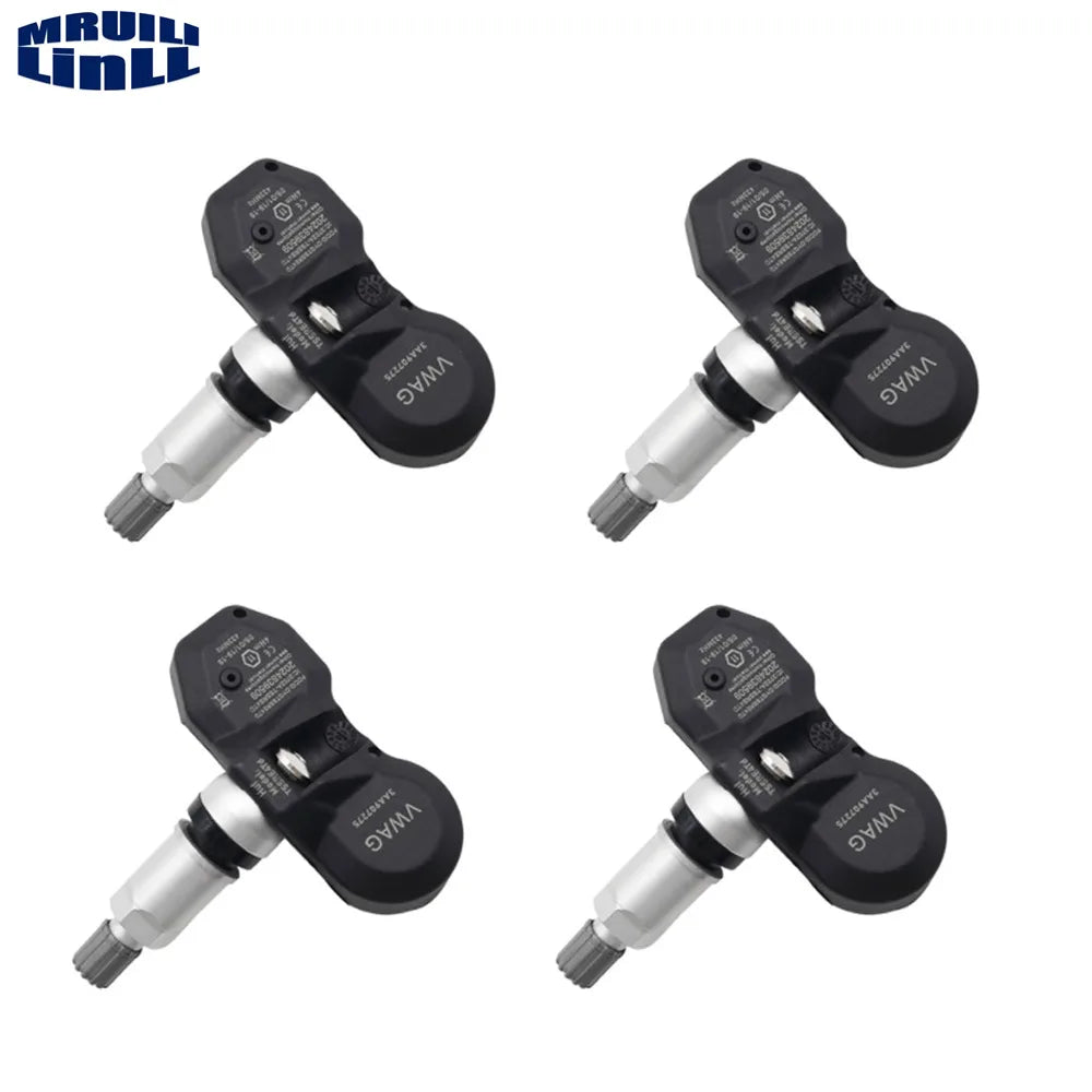 4pcs NEW Tire Pressure Sensor OEM 3AA907275 3AA907275B For 2008-2018 VOLKSWAGEN PASSAT CC TPMS — view 1