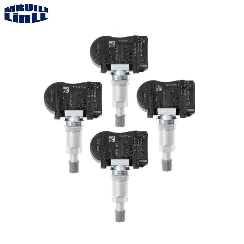 4pcs NEW Tire Pressure Sensor TPMS OE# 31341171 31341893 For Volvo C30 C70 S40 S60 S70 S80 V40 V50 V60 V70 XC60 XC70 XC90 — view 1