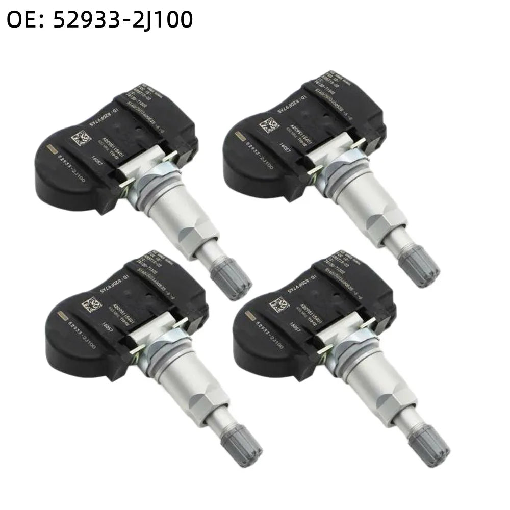 4pcs NEW Tire Pressure Sensor TPMS OE 529332J100 52933-2J100 For Hyundai-Verna For Kia Sorento 2017 2018 Sorento Prime 2019 2020 — view 1