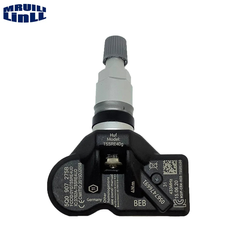 4pcs NEW Tire Pressure Sensor TPMS OE# 5Q0907275 5Q0907275B For Audi A3 Q7 Q5 A4 A5 VW Arteon Teramont passat phaeton — view 4