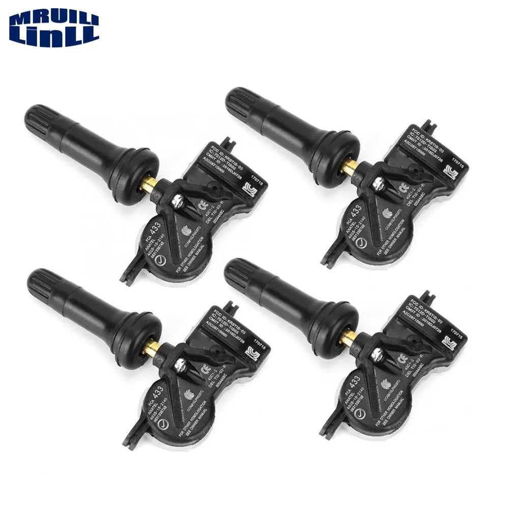 4pcs NEW Tire Pressure Sensor TPMS OEM 68313387AB 68313387AA For 2018-2024 JEEP COMPASS TPMS 433MHz — view 2