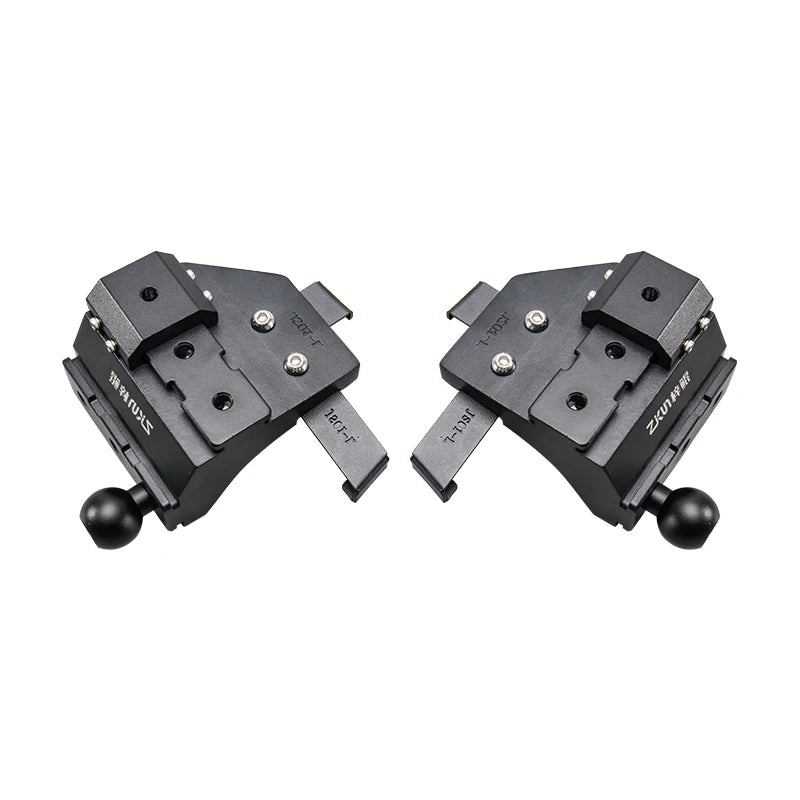 A Pillar Spotlight Bracket Front Engine Hood Quick Release Dual Guide Rail Expansion Stand For BAIC JISHI Polestone 01 Rox 01 — view 6