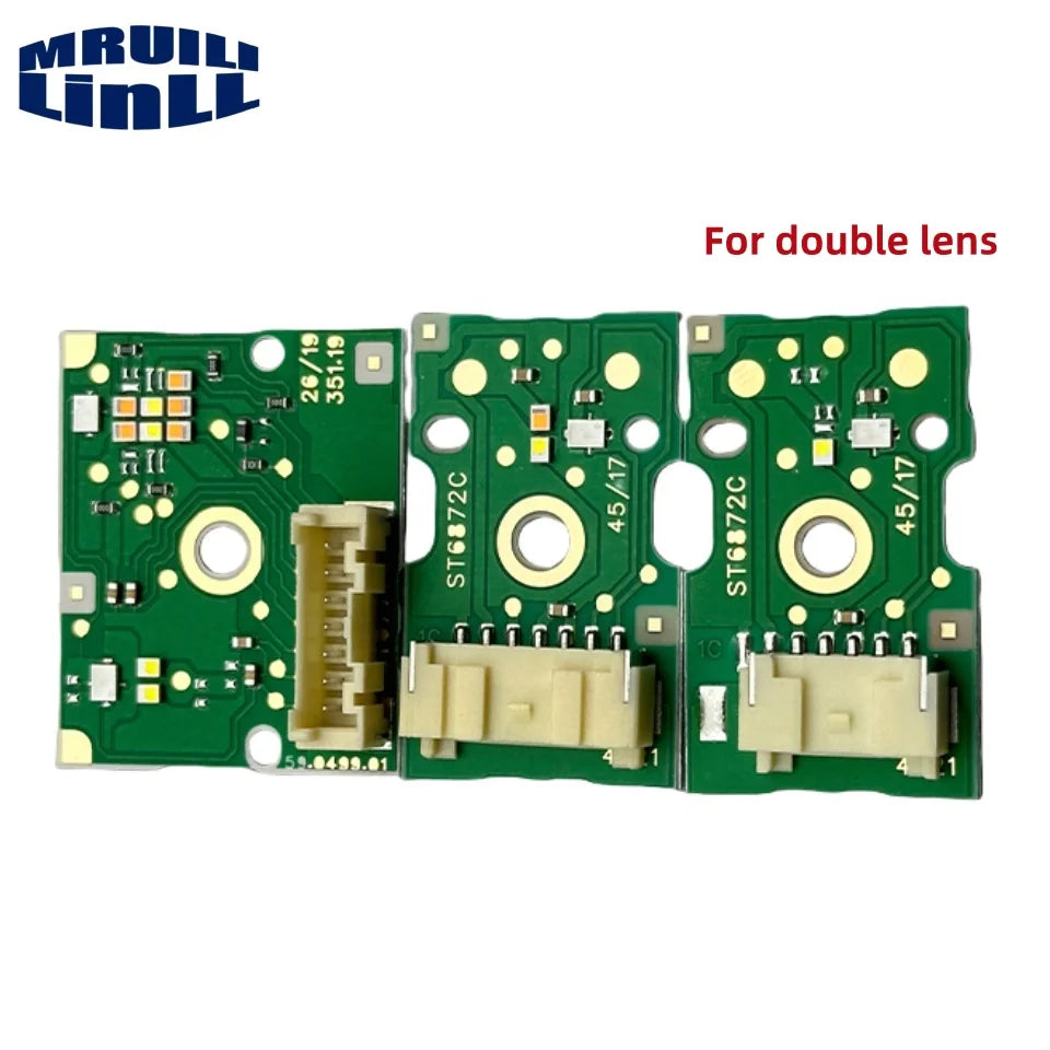 A Set NEW Headlight LED Module DRL Module Single-lens Double-lens For Mercedes GLE Class W167 2020 2021 2022 — view 3