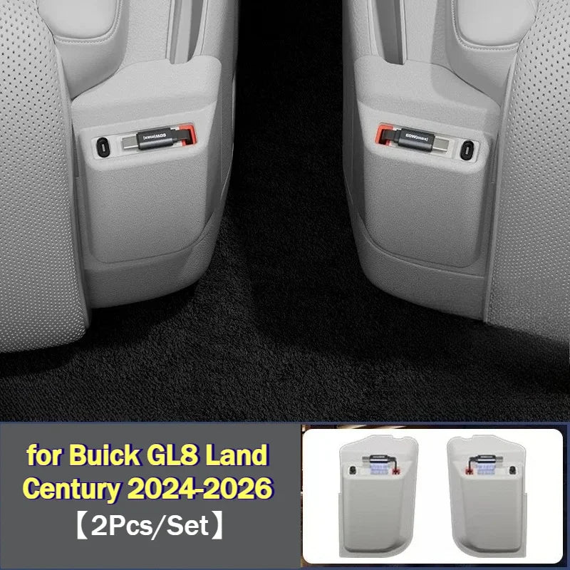 Airline Seat Charging Expansion Dock Modification Accessories for Buick GL8 Firstland 2024 2025 2026 Plug-in Hybrid PHEV/ES — view 2