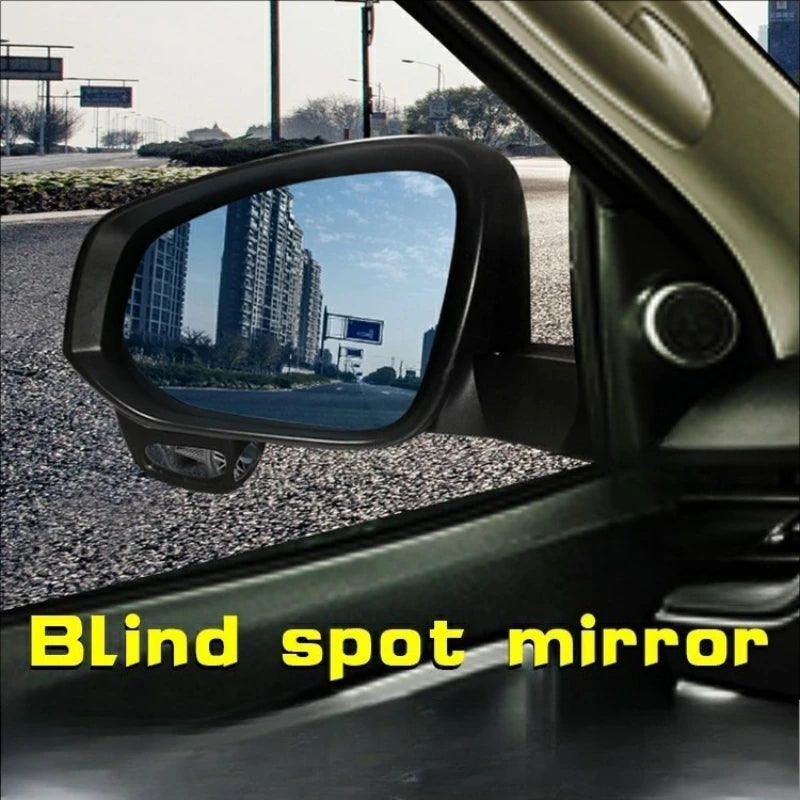 Automotive Universal 2 in 1 Car Convex mirror & Blind Spot Mirror Wide Angle Reversing Auxiliary Mirrors Blind Spot Small Mirror — view 2