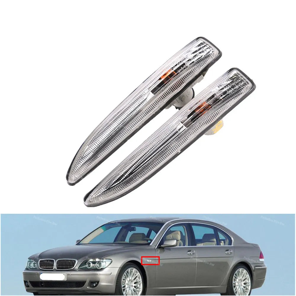 Auxiliary Turning Lamp Side Fender Repeater Light Turn Signal Light 63137164755 63137164756 For BMW 7 Series E66 E65 735i 740i — view 5