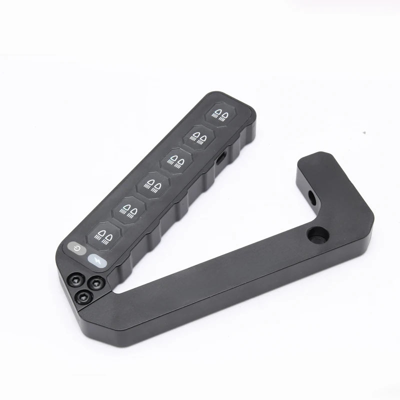 Car A-pillar 6 Gang Handle Switch Wireless Remote Control LED Spotlight Integrated Switch Panel for Jeep Wrangler JK 2007-2018 — view 2