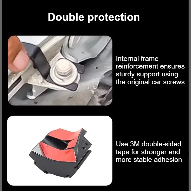 Car A-Pillar Dual Light Quick-Release Bracket Modification Engine Hood Led Spotlight Expansion Accessories For Jimny JB74 JB33 — view 5