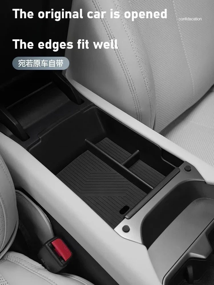 Car Center Console Armrest Box Storage Box for BYD Formula Leopard Titanium 3 ABS Partition Storage Car Interior Accessories — view 3