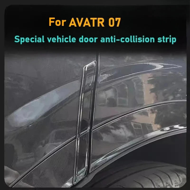 Car Door Anti-collision Strips Hidden Body Protection Rear View Mirror Stickers Anti-scratch Exterior Accessories for AVATR 07 — view 1