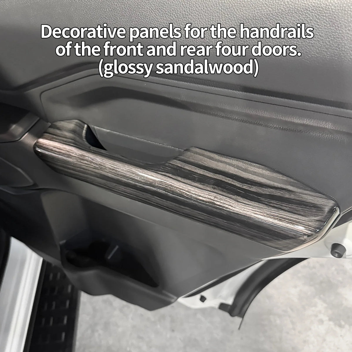 Car Four-door Armrest Decorative Frame Door Handle Trim Cover Interior Styling Modification For Toyota Land Cruiser FJ 2026 — view 6
