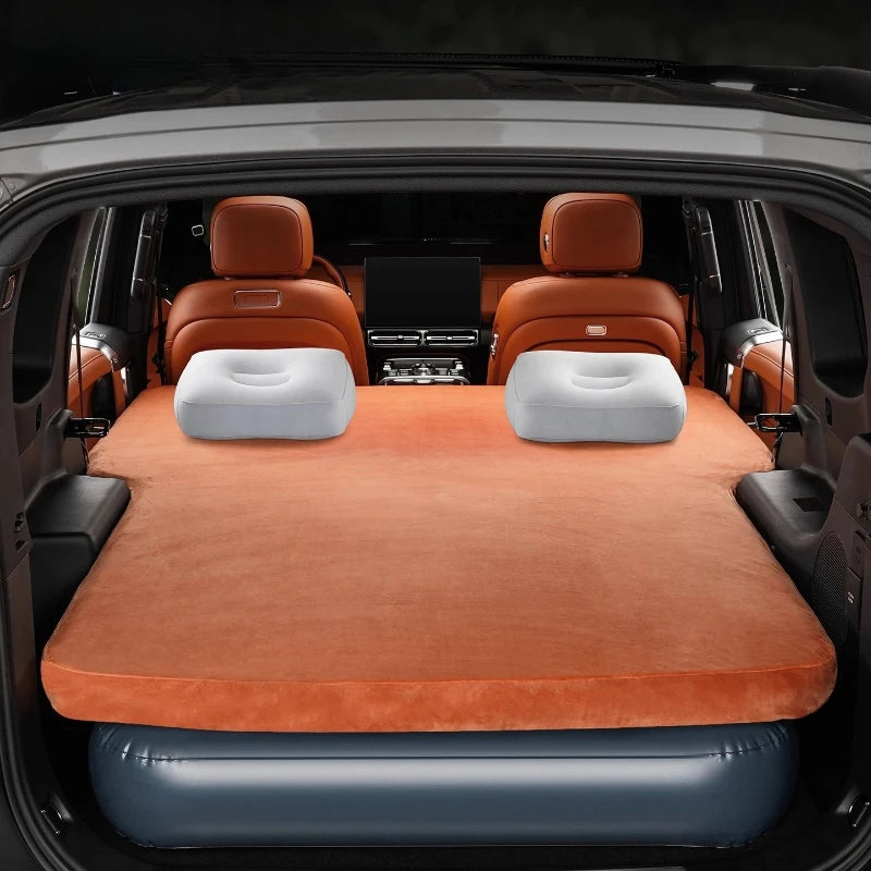 Car Inflatable Mattress For Jetour G700 2025 2026 Suede Trunk Inflatable Sleeping Pad Outdoor Camping Car Travel Bed Accessories — view 2