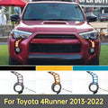 Car LED Daytime Running Light White DRL Yellow Dynamic Turn Signal Front Bumper Fog Lamp Modified For Toyota 4Runner 2013-2022 — view 1