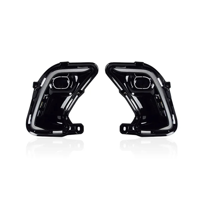 Car LED Daytime Running Lights DRL Front Bumper Fog Lamps Modified Turn Signal Daylights for Toyota Grand Highlander 2024 2025 — view 5