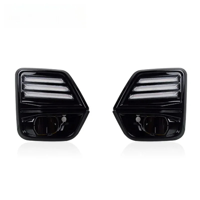Car LED Daytime Running Lights Dynamic Turn Signal DRL12V Car Day Lamp Front Fog Light Modified For Chevrolet Colorado 2023 2024 — view 1