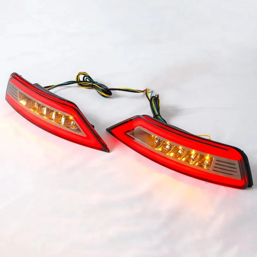 Car Led Rear Bumper Light Reflector Driving Brake Light Rear Fog lamp Modified Yellow Turn Signal for Ford Ecosport 2014-2019 — view 6