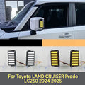 Car Led Rearview Mirror Lights For Toyota LAND CRUISER Prado LC250 2024 2025 DRL Side Mirror Turn Signal Blinker Braking Lights — view 1