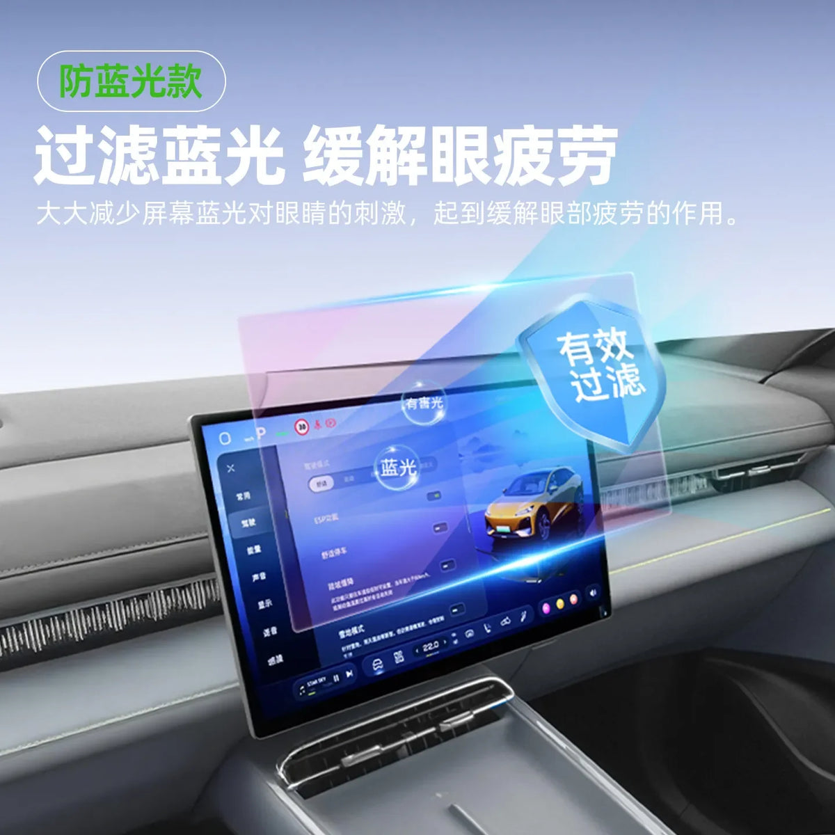 Car Navigation Instrument Screen Tempered Film High Definition Film Protection Accessories For Changan Deepal S05/S07 2026 — view 5