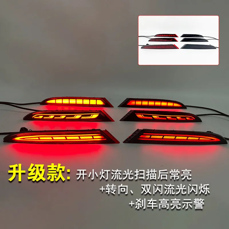 Car Rear Bumper Light Reflector For BYD Yuan PLUS ATTO 3 2022-2024 Fog Light Modified LED Dynamic Turn Signal Brake Pilot Lamp — view 6