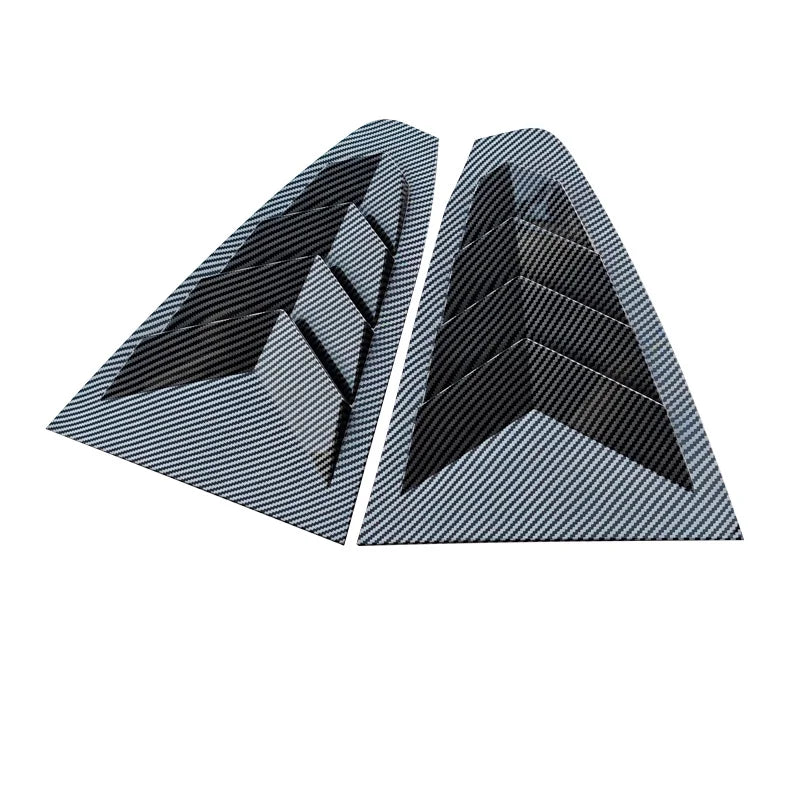 Car Rear Side Triangle Window Louver Decorative Trim Strip Shutter Blind Shades Cover Trim Sticker For Mazda 6e EZ6 2024 2025 — view 5
