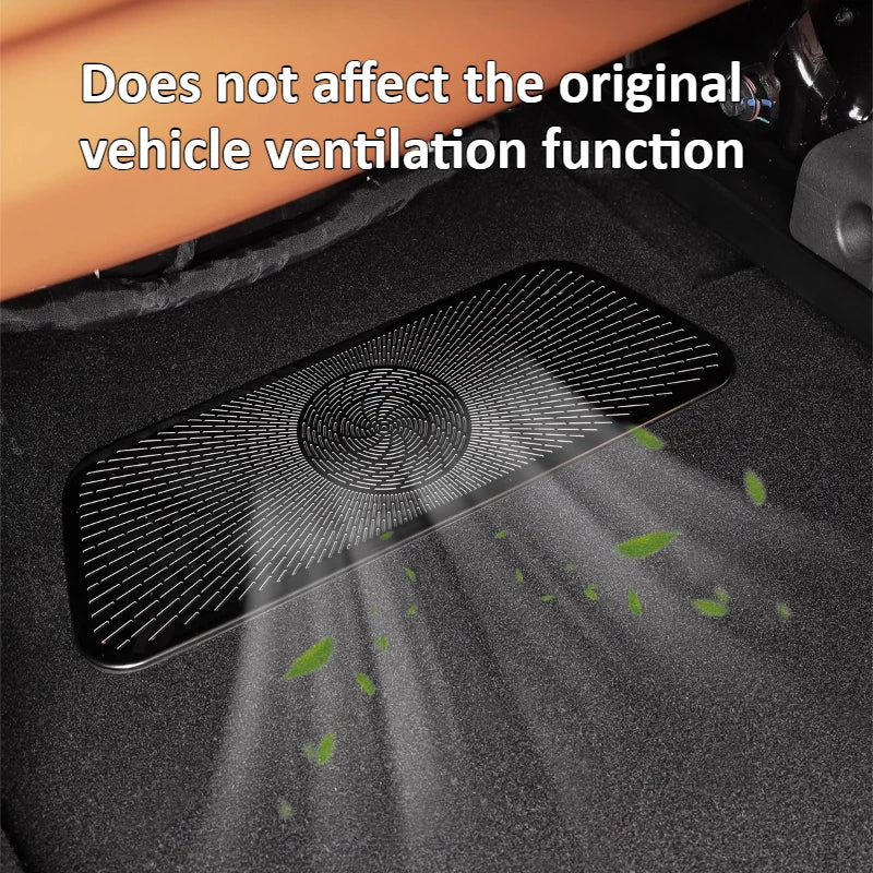 Car Stainless Steel Seat Under Air Vent Protection Cover Dustproof And Clogging Prevention Net Accessories For AITO 8 M8 2025 — view 5