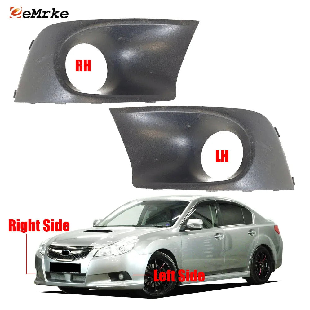 Car Styling Car Front Fog Lights Cover Trim Grill for Subaru Legacy 2010 2011 Fog Lampshade Bumper Replace 57731AJ050 57731AJ040 — view 1