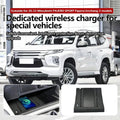 Car Wireless Charger Mobile Phone Holder Intelligent System Fast Charging Pad For Mitsubishi Pajero Sport / Jinchang 3 2020-2022 — view 1