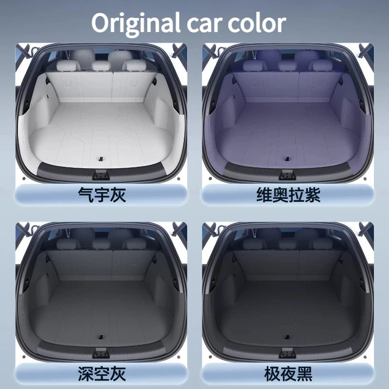 Cargo Liner For XPeng MONA L03 2026 Full-Coverage Trunk Mat Leather Waterproof Wear-Resistant Protector Car Interior Accessories — view 3