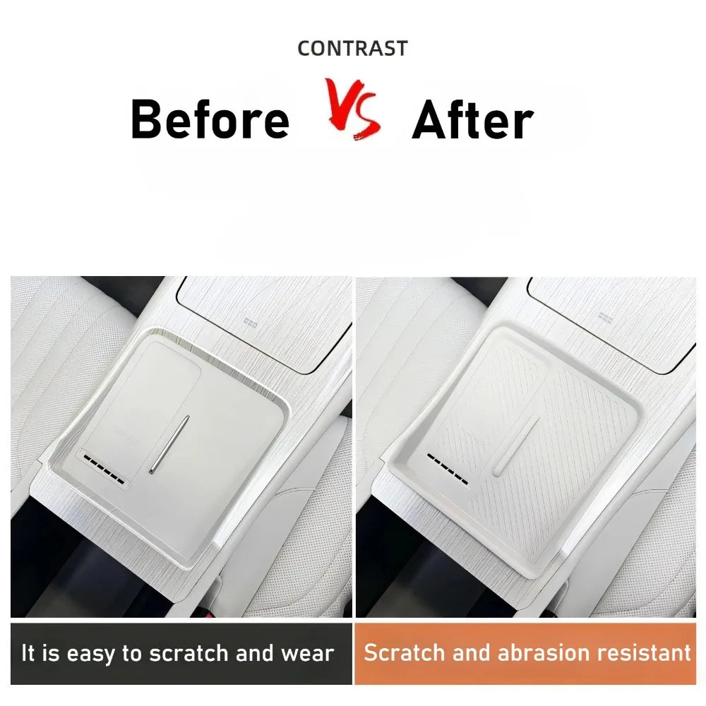 Center Console Wireless Charging Silicone Pad Phone Charger Protector Dustproof Anti-slip Mat For Geely Galaxy E5 EX5 2024 2025 — view 6