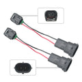 Custom Fog Lights Adapter Harness Wire for Honda New Led Fog Lamp Interface Female to H11 H8 Bulb Socket Male Halogen Upgrade — view 1
