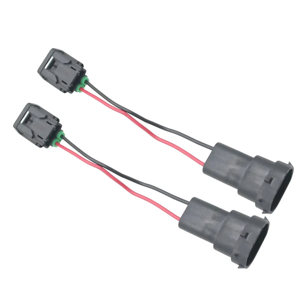 Custom Fog Lights Adapter Harness Wire for Honda New Led Fog Lamp Interface Female to H11 H8 Bulb Socket Male Halogen Upgrade — view 4
